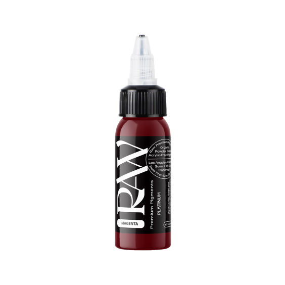 Raw Pigments Platinum Magenta - Tusz do tatuażu, 30ml