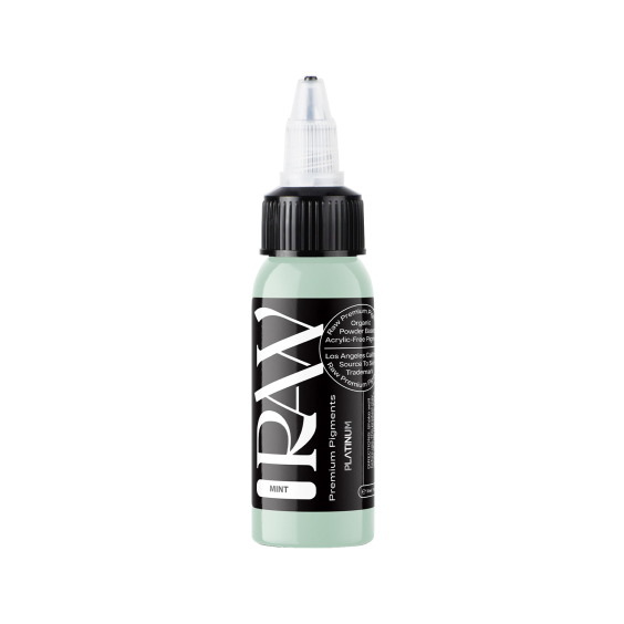 Raw Pigments Platinum Mint - Tusz do tatuażu, 30ml