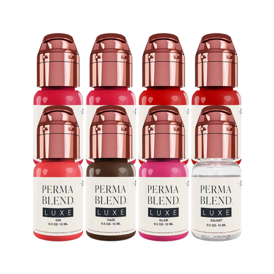 Perma Blend Luxe Carla Ricciardone Enhance - Zestaw pigmentów PMU, 8x 15 ml