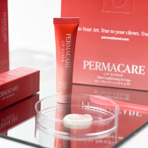 Permacare Lip Scrub - Peeling do warg, 20x 10 ml
