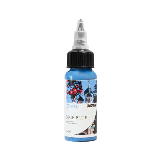Radiant Evolved Nice Blue - Tusz do tatuażu, 30 ml