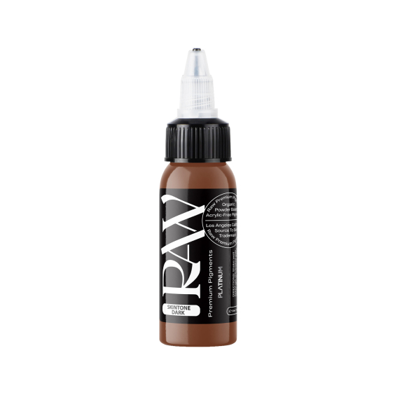 Raw Pigments Platinum Skintone Dark - Tusz do tatuażu, 30ml