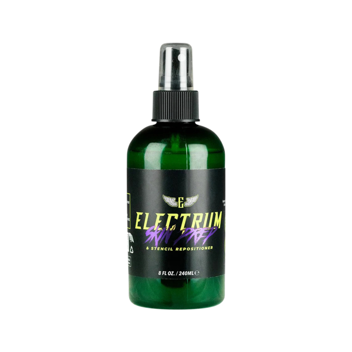 ELECTRUM 240ml tattoo stencil remover and skin prep spray bottle
