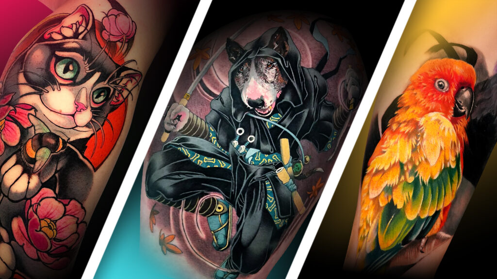 Fur-ever By Your Side - Best Pet Portrait Tattoos