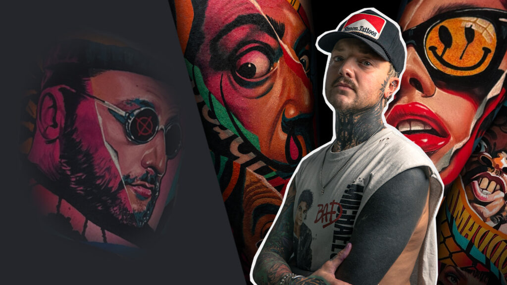 How to Tattoo a Colour Mash-Up with Simon Brown